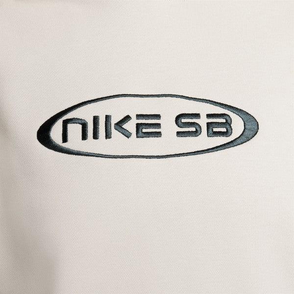Nike SB Embroidered Oval Graphic Skate Hoodie Light Bone - Deep Jungle-Black Sheep Skate Shop