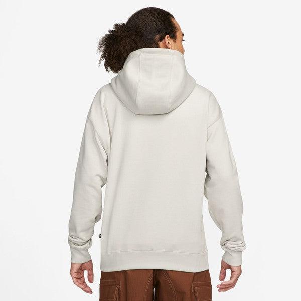 Nike SB Embroidered Oval Graphic Skate Hoodie Light Bone Deep Jungle