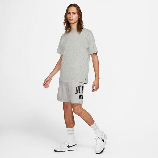 Nike SB Essential Skate T-Shirt Heather Grey-Black Sheep Skate Shop