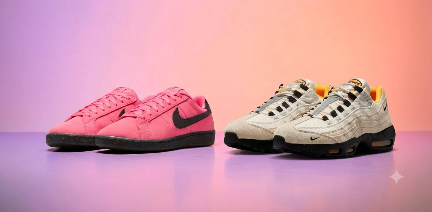 Nike SB FC Pack Club 58 Air Max 95 and Tennis Classic Skate Shoes
