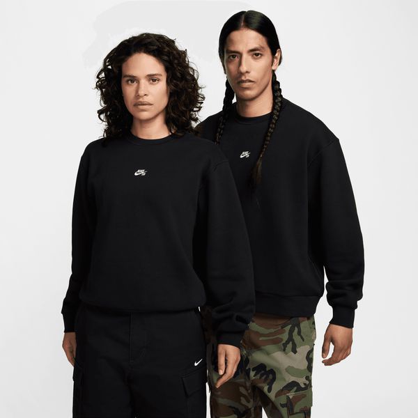 Nike SB Fleece Skate Crew Black-Black Sheep Skate Shop