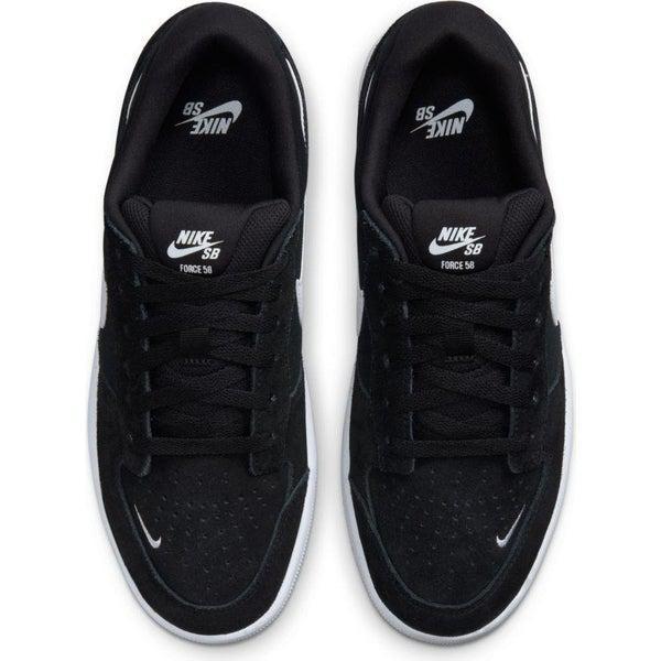 Nike SB Force 58 Black - White - Black-Black Sheep Skate Shop