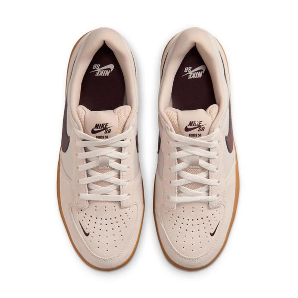 Nike SB Force 58 Cream II - Burgundy Crush - Gum Light Brown
