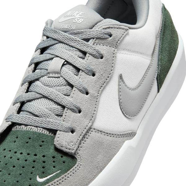Nike SB Force 58 White - Silver - Fir - White-Black Sheep Skate Shop