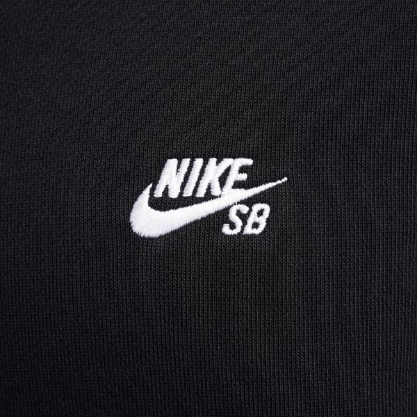 Nike SB Full-Zip Fleece Skate Hoodie Black - White-Black Sheep Skate Shop