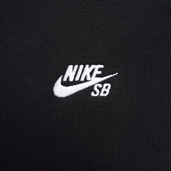 Nike SB Full-Zip Fleece Skate Hoodie Black - White-Black Sheep Skate Shop