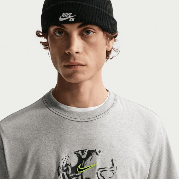 Nike SB Ishod Wair Skate Tee Grey Heather-Black Sheep Skate Shop