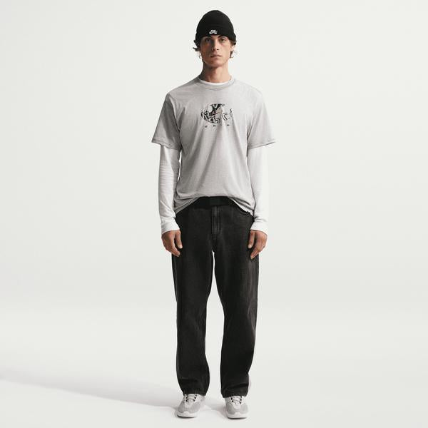 Nike SB Ishod Wair Skate Tee Grey Heather-Black Sheep Skate Shop