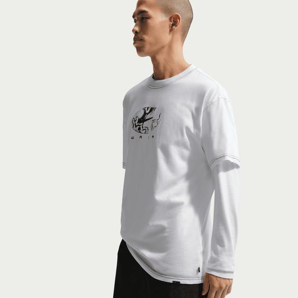 Nike SB Ishod Wair Skate Tee White-Black Sheep Skate Shop