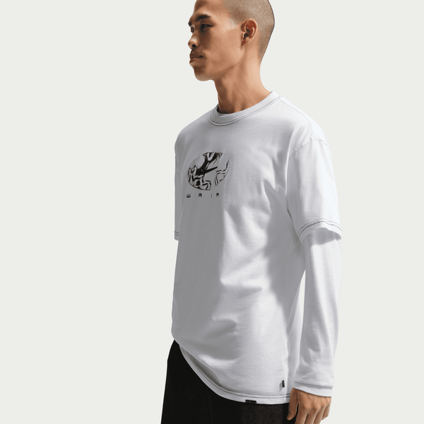 Nike SB Ishod Wair Skate Tee White-Black Sheep Skate Shop