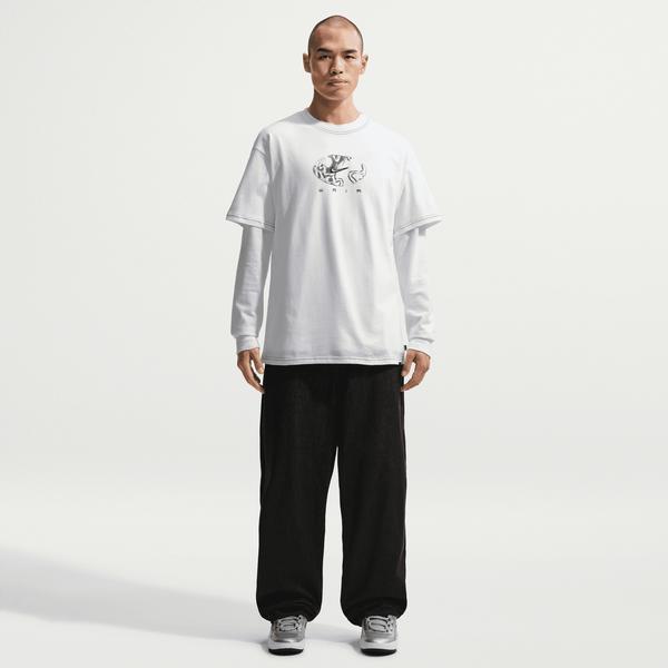 Nike SB Ishod Wair Skate Tee White-Black Sheep Skate Shop