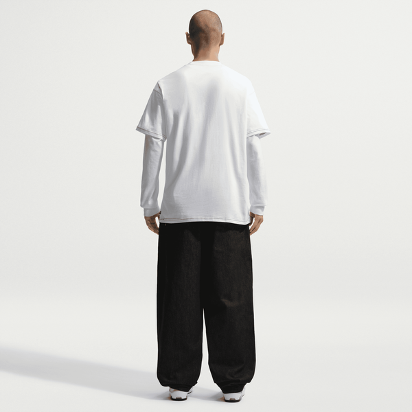 Nike SB Ishod Wair Skate Tee White-Black Sheep Skate Shop
