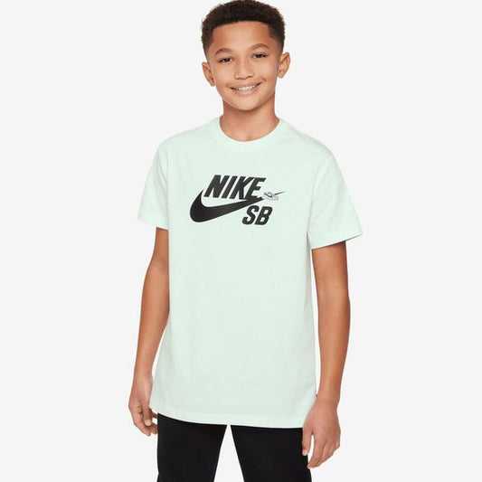 Nike SB Kids' Embroidered Skate Tee Barely Green-Black Sheep Skate Shop