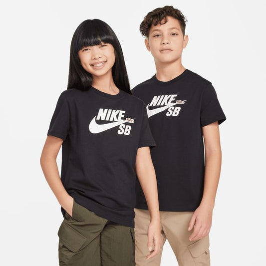 Nike SB Kids' Embroidered Skate Tee Black-Black Sheep Skate Shop