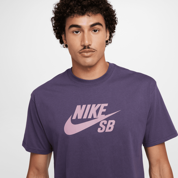 Nike SB Logo Skate Tee Purple Dark Raisin-Black Sheep Skate Shop