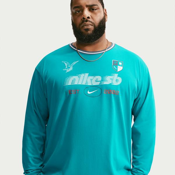 Nike SB Long Sleeve Skate T-Shirt Green Energy-Black Sheep Skate Shop