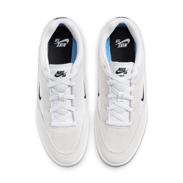 Nike SB Malor Skate Shoes White - Black - Summit White - Gum Light Brown-Black Sheep Skate Shop