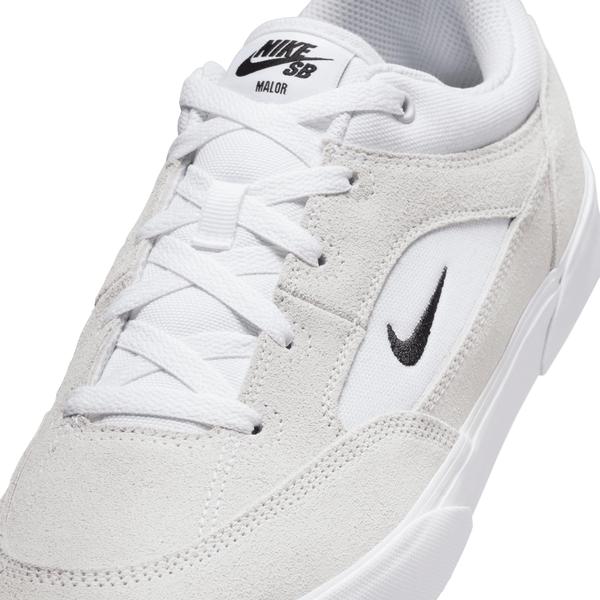 Nike SB Malor Skate Shoes White - Black - Summit White - Gum Light Brown-Black Sheep Skate Shop