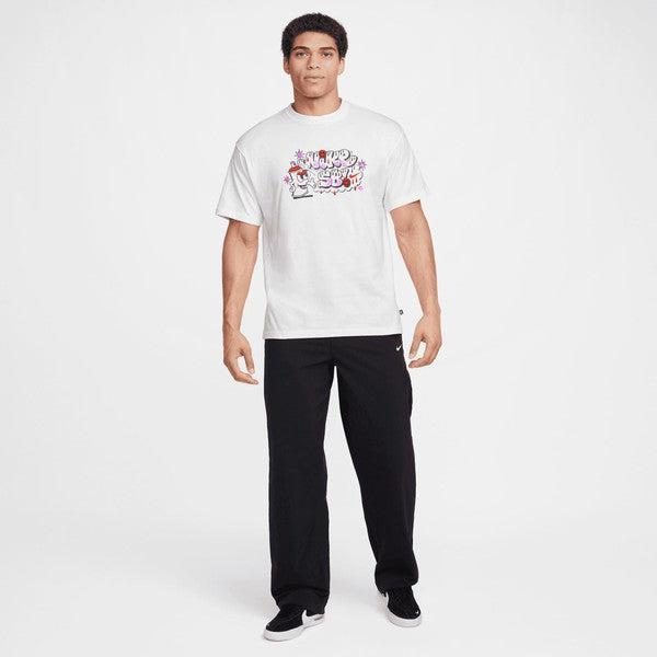 Nike SB Max90 Graf Graphic Skate Tee White-Black Sheep Skate Shop