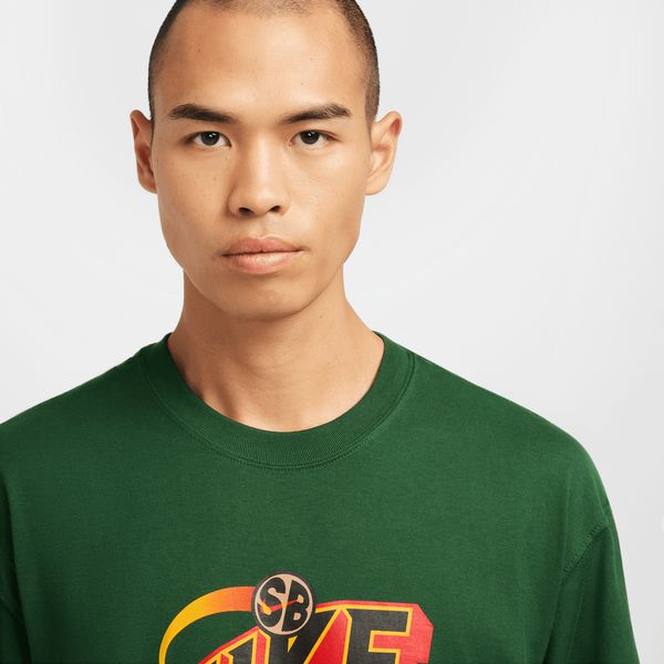 Nike SB Max90 Sonics Graphic Skate Tee Fir Green - Black-Black Sheep Skate Shop