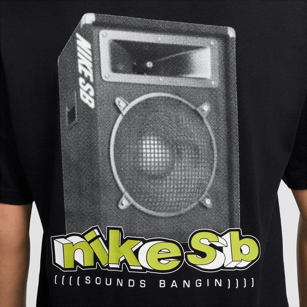 Nike SB Max90 Sounds Bangin Graphic Skate Tee Black-Black Sheep Skate Shop