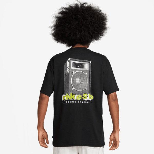 Nike SB Max90 Sounds Bangin Graphic Skate Tee Black-Black Sheep Skate Shop