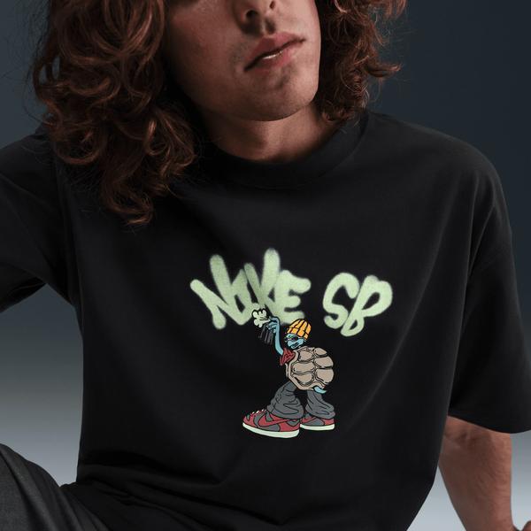 Nike SB Max90 Tag Graphic Skate Tee Black-Black Sheep Skate Shop