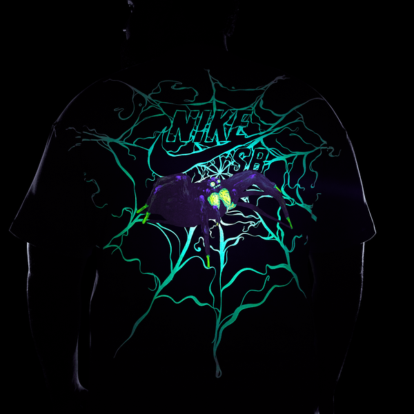 Nike SB OC Spider Halloween Glow In The Dark Graphic Skate Tee Plum Dust-Black Sheep Skate Shop