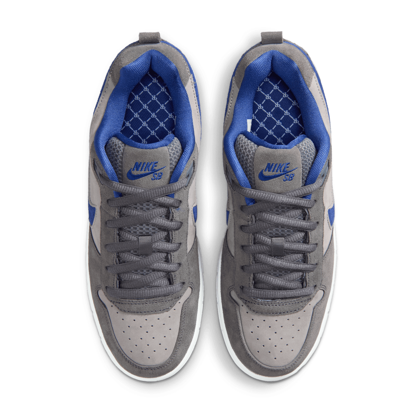 Nike SB Paul Rodriguez P-Rod Zoom Air Low Flint Grey - Deep Royal Blue-Black Sheep Skate Shop