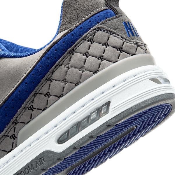 Nike SB Paul Rodriguez P-Rod Zoom Air Low Flint Grey - Deep Royal Blue-Black Sheep Skate Shop