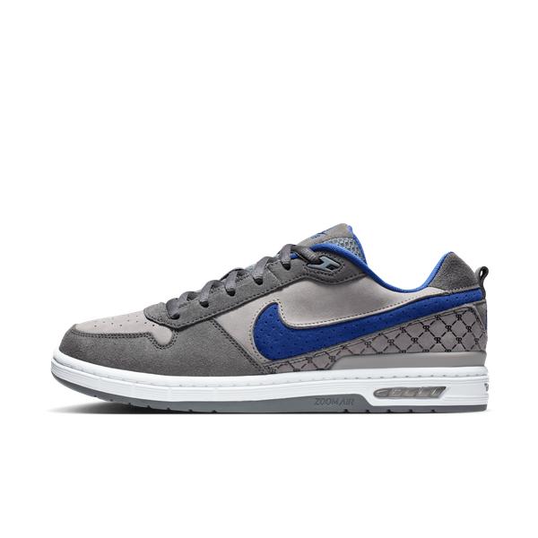 Nike SB Paul Rodriguez P-Rod Zoom Air Low Flint Grey - Deep Royal Blue-Black Sheep Skate Shop