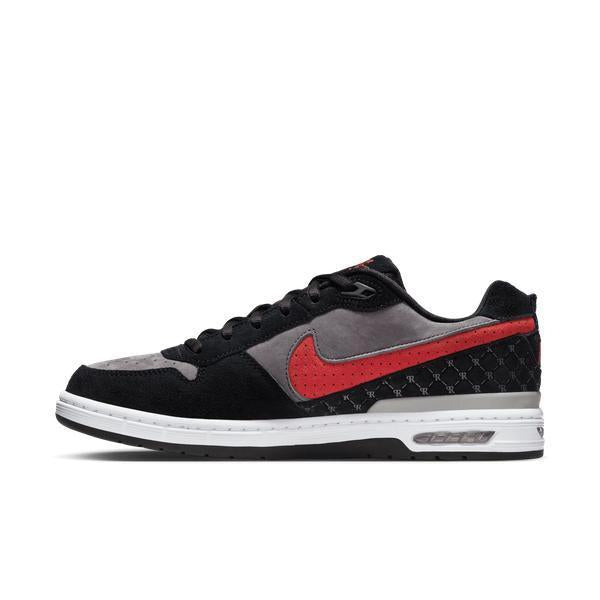Nike SB Paul Rodriguez P-Rod Zoom Air Low QS Black - Varsity Red - Flint Grey-Black Sheep Skate Shop