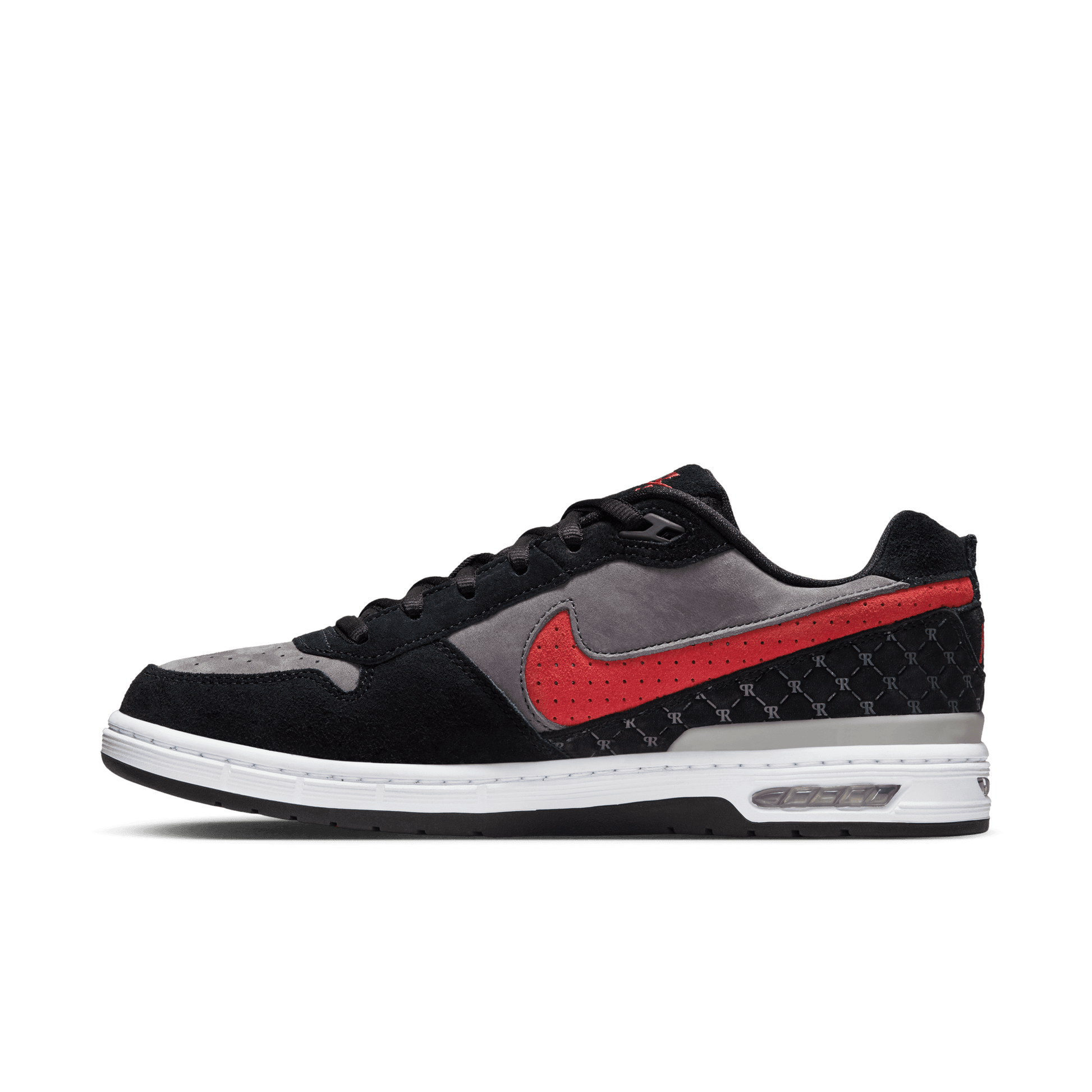 Nike SB Paul Rodriguez P-Rod Zoom Air Low QS Black - Varsity Red - Flint Grey-Black Sheep Skate Shop