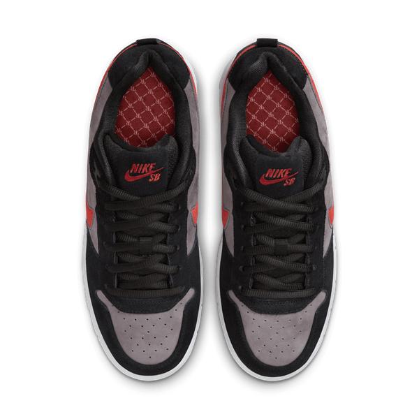 Nike SB Paul Rodriguez P-Rod Zoom Air Low QS Black - Varsity Red - Flint Grey-Black Sheep Skate Shop