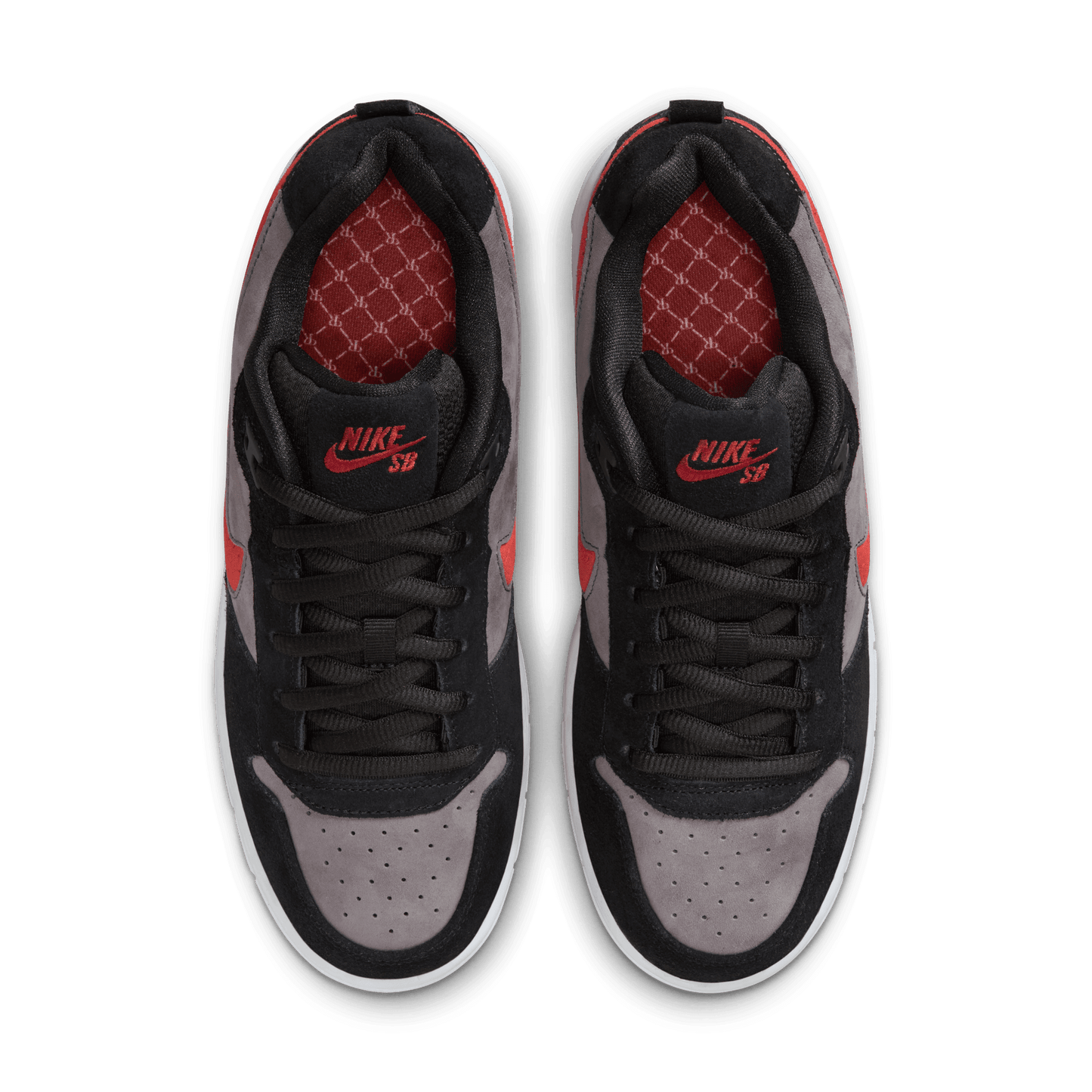 Nike SB Paul Rodriguez P-Rod Zoom Air Low QS Black - Varsity Red - Flint Grey-Black Sheep Skate Shop