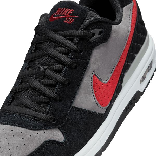 Nike SB Paul Rodriguez P-Rod Zoom Air Low QS Black - Varsity Red - Flint Grey-Black Sheep Skate Shop