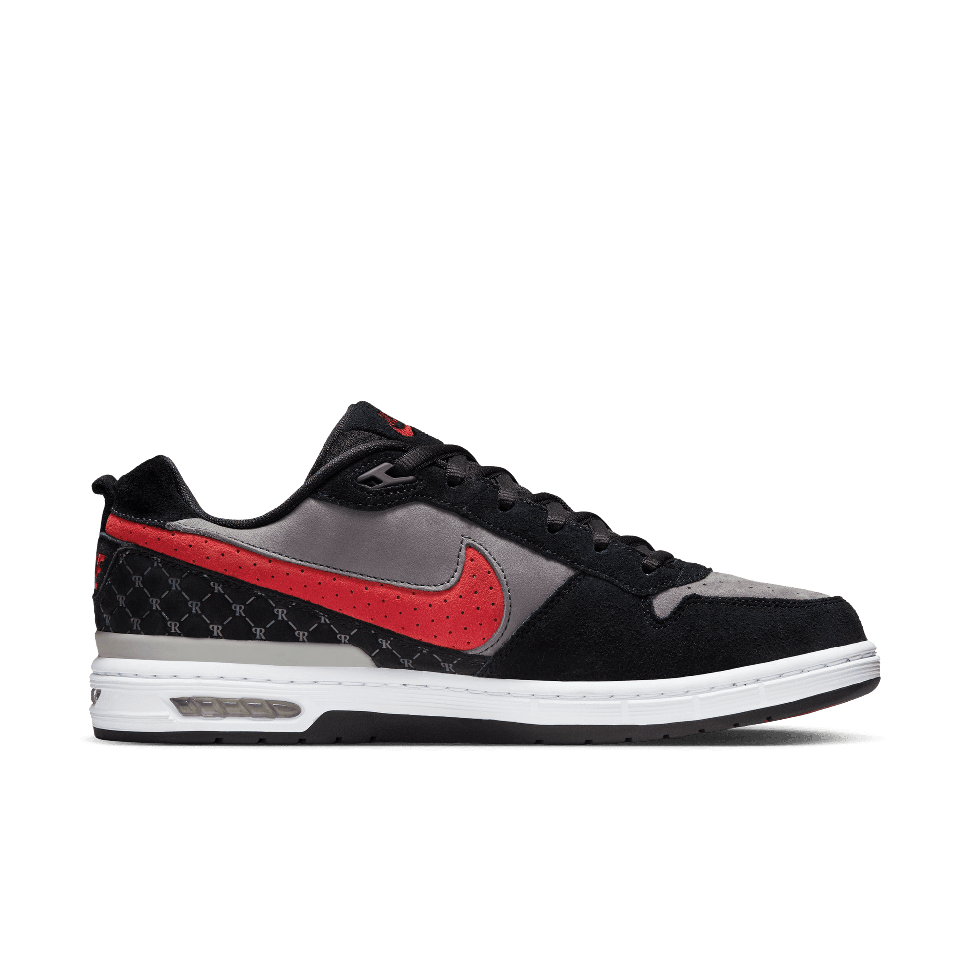 Nike SB Paul Rodriguez P-Rod Zoom Air Low QS Black - Varsity Red - Flint Grey-Black Sheep Skate Shop