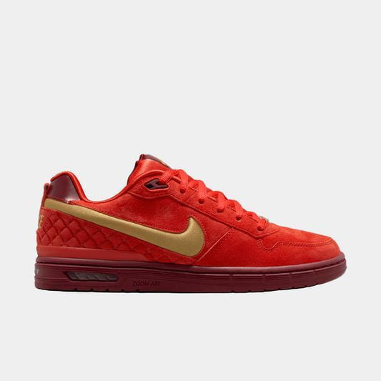 Nike SB Paul Rodriguez P-Rod Zoom Air Low QS "NBA All Star West" Habanero Red - Club Gold - Team Red-Black Sheep Skate Shop