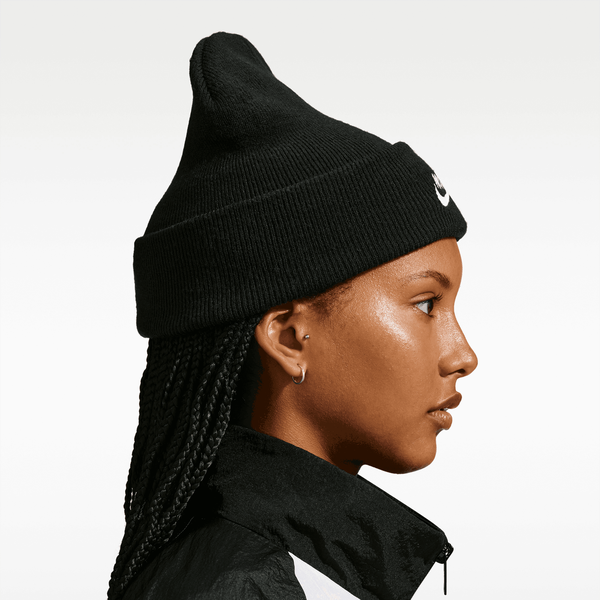 Nike SB Peak Skate Beanie Black - White-Black Sheep Skate Shop