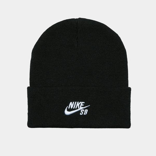 Nike SB Peak Skate Beanie Black - White-Black Sheep Skate Shop