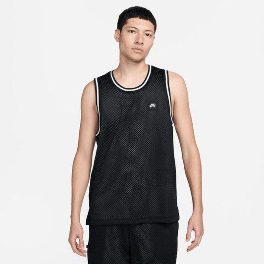 Nike SB Reversible Basketball Skate Jersey Black - White-Black Sheep Skate Shop
