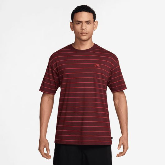 Nike SB Striped Embroidered Max90 Skate Tee Dark Team Red-Black Sheep Skate Shop