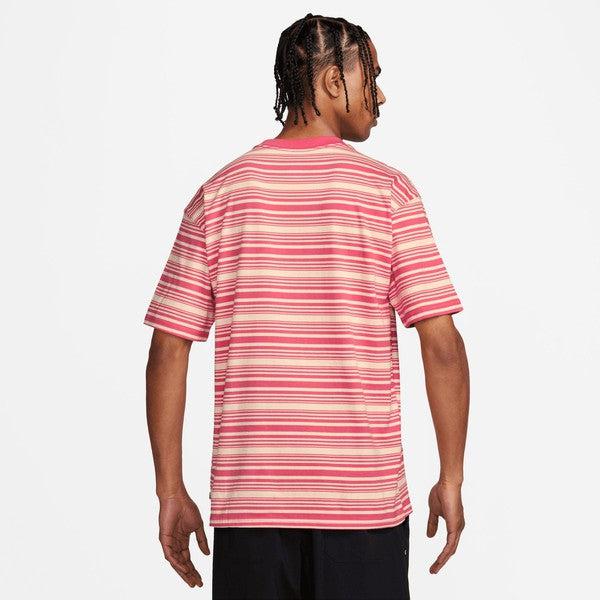 Nike SB Striped Embroidered Max90 Skate Tee Guava Ice-Black Sheep Skate Shop