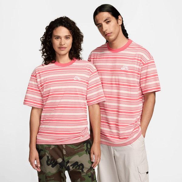 Nike SB Striped Embroidered Max90 Skate Tee Guava Ice-Black Sheep Skate Shop