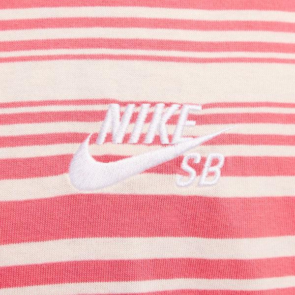 Nike SB Striped Embroidered Max90 Skate Tee Guava Ice-Black Sheep Skate Shop