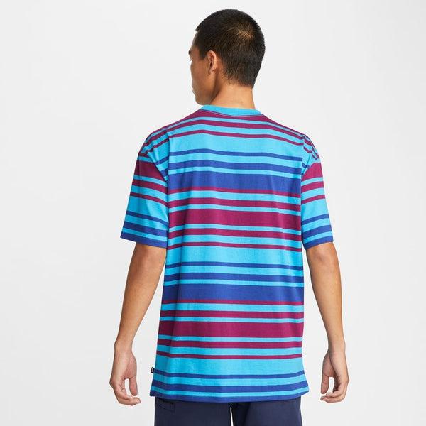 Nike SB Striped Skate T-Shirt Blue-Black Sheep Skate Shop