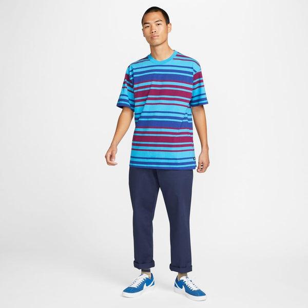 Nike SB Striped Skate T-Shirt Blue-Black Sheep Skate Shop
