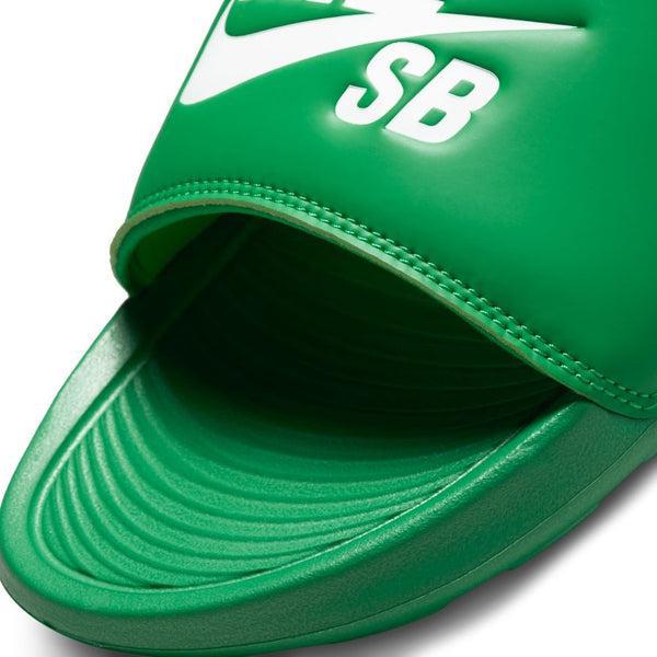 Nike SB Victori One Slide Lucky Green - White-Black Sheep Skate Shop