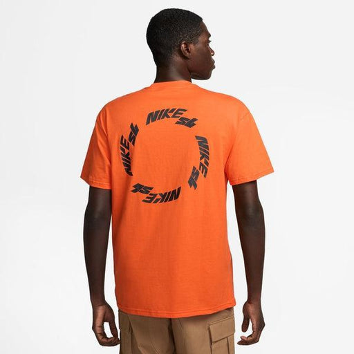 Nike SB Wheel Logo Skate Tee Safety Orange-Black Sheep Skate Shop