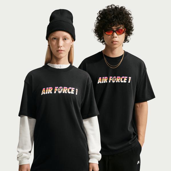 Nike SB Yuto Horigome Air Force 1 AF1 Skate T-Shirt Black-Black Sheep Skate Shop